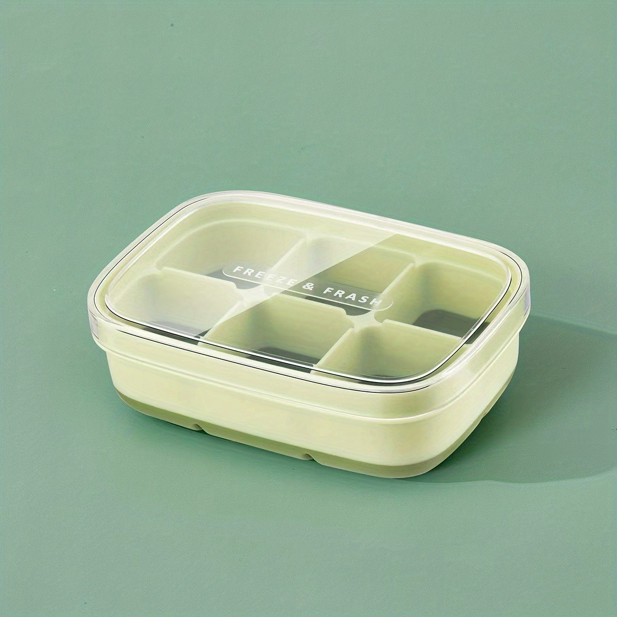 Cook with Color Ice Cube Tray with Lid, Green