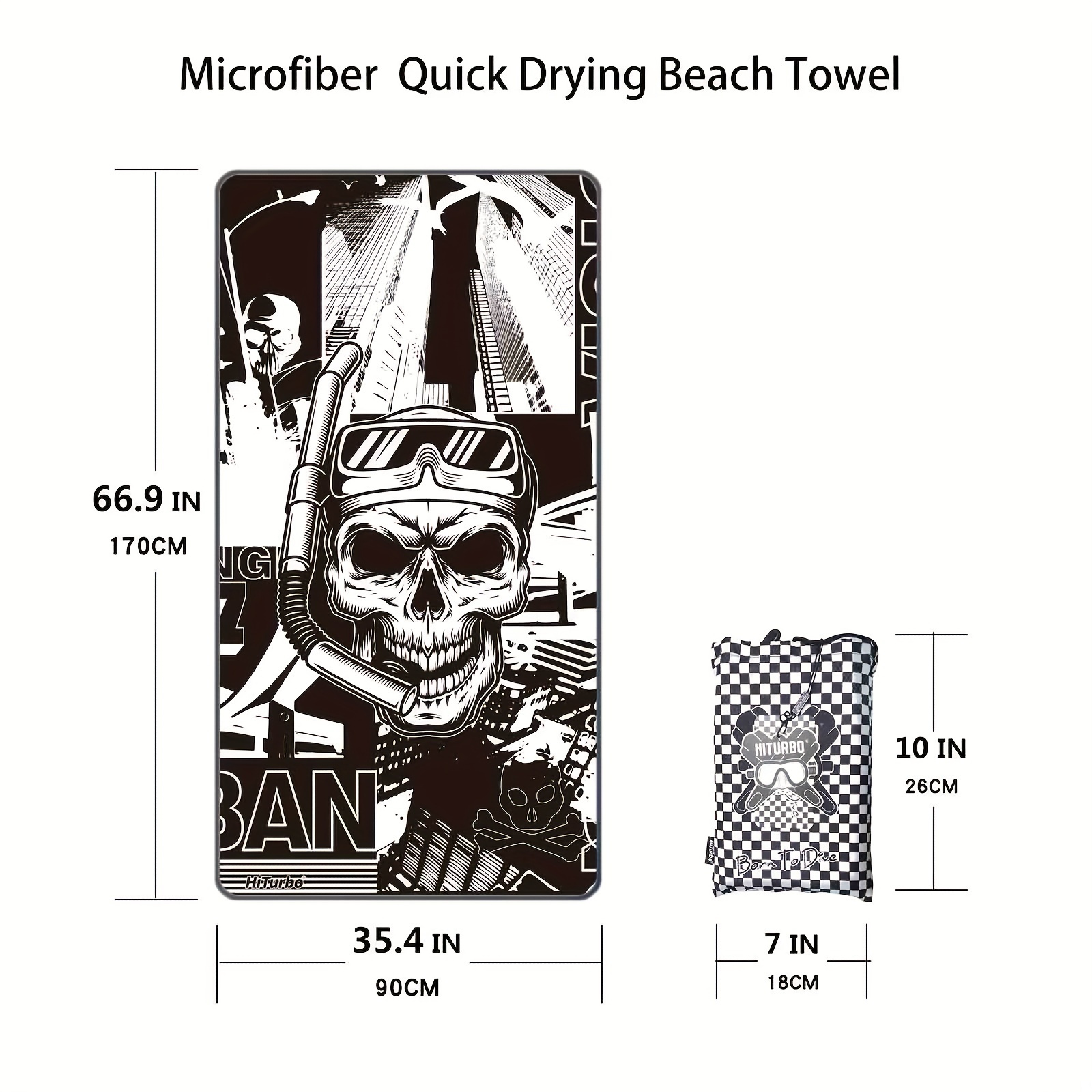 Los Angeles Rams Fans Travel Towel Beach Holiday Quick Dry Towel 31.5x63