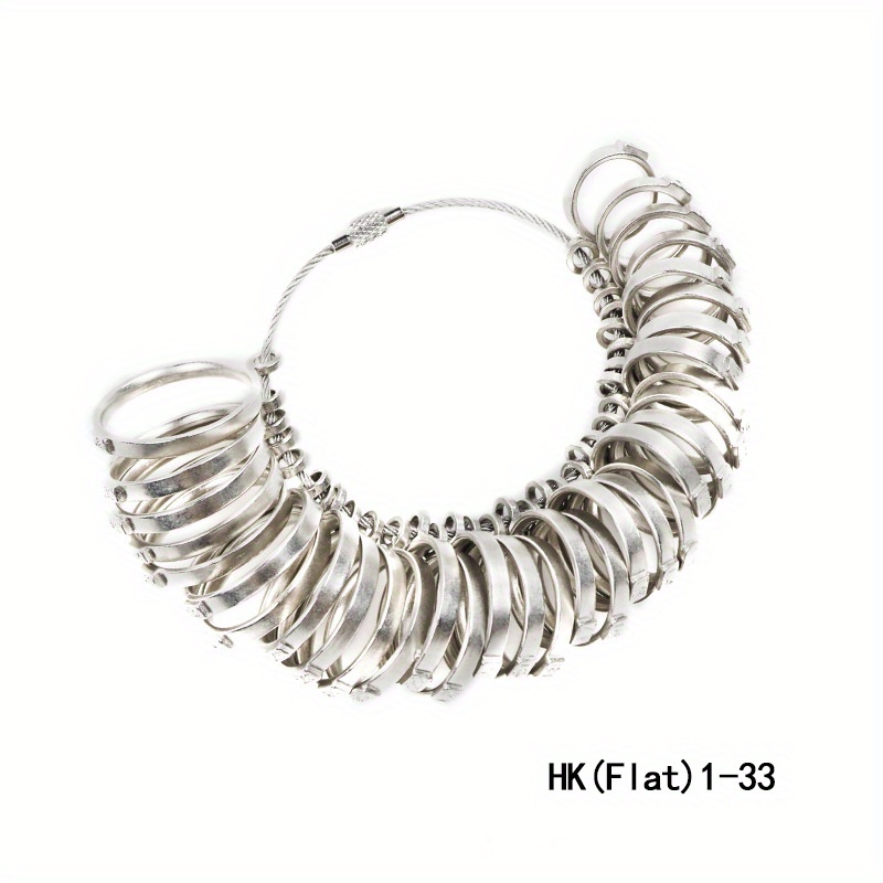 Metal Ring Sizer Jewelry Sizers Finger Ring Sizing Measuring - Temu