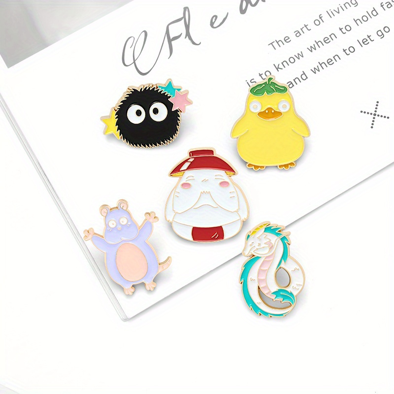 Creative Cartoon Character Anime Pin Brooch Cute Mouse Duck Temu Australia 1148