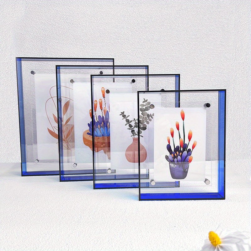 5.5x8.2cm 6x9cm Transparent Acrylic DIY Photo Picture Paiting