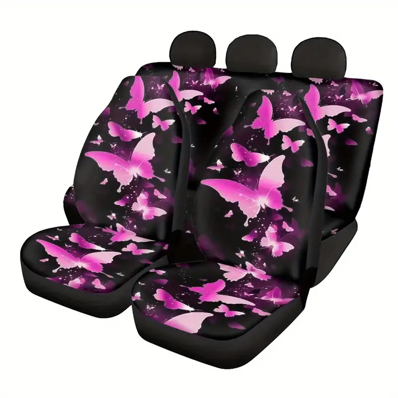 Universal Car Seat Cover Digital Printing Butterfly - Temu