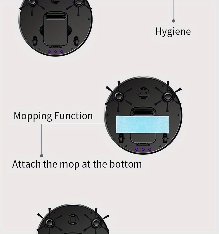 sweeping machine lazy family use automatic intelligent usb charging sweeping machine three in one sweeping suction drag integrated machine vacuum cleaner details 11