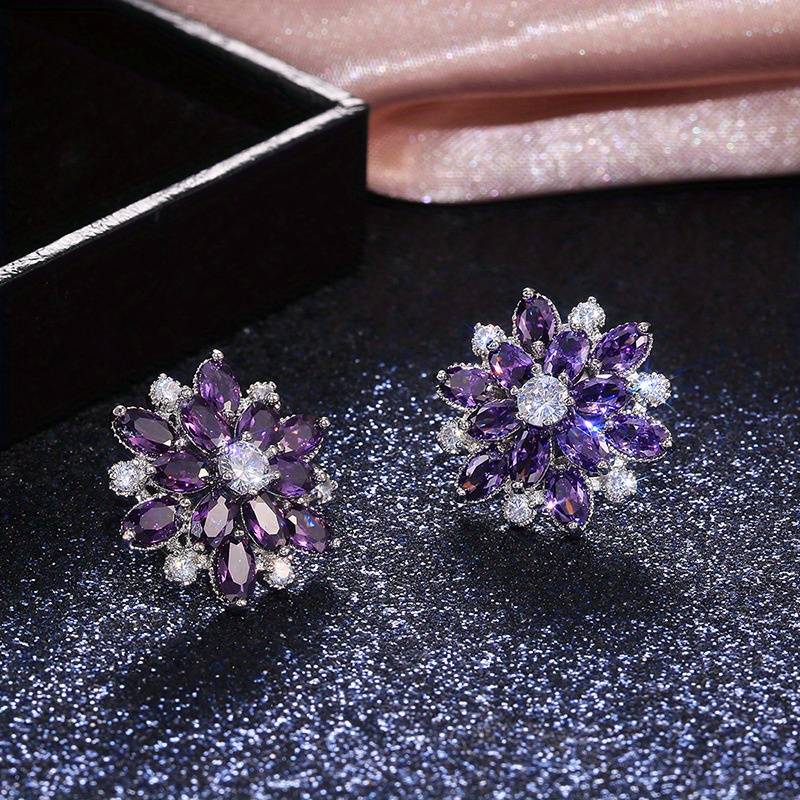 Orecchini A Semicerchio Donna In Rame Lucido Con Zirconia – Ipoallergenici, Gioielli Delicati