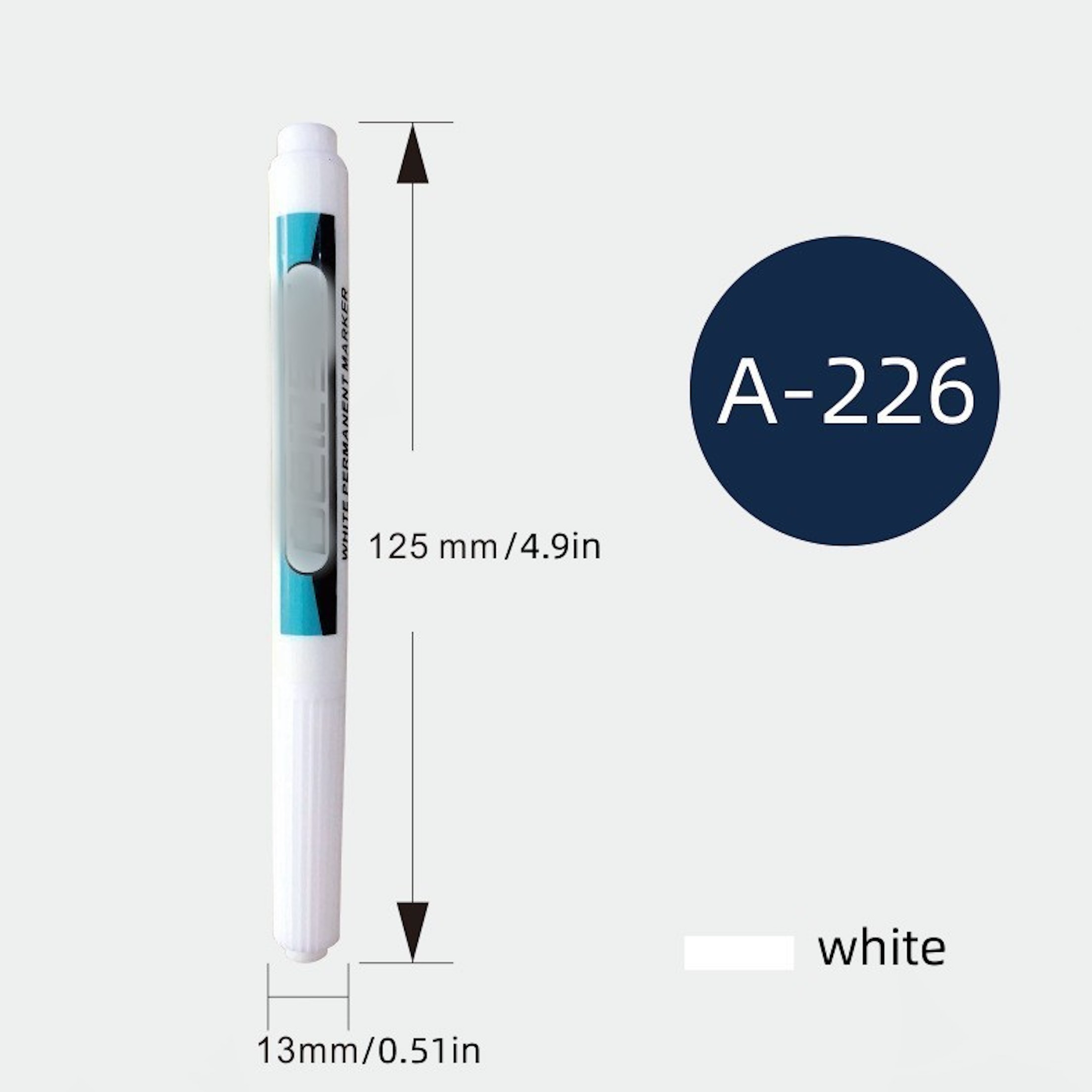 White Permanent Marker Pens Paint Markers For Wood Rock Plastic