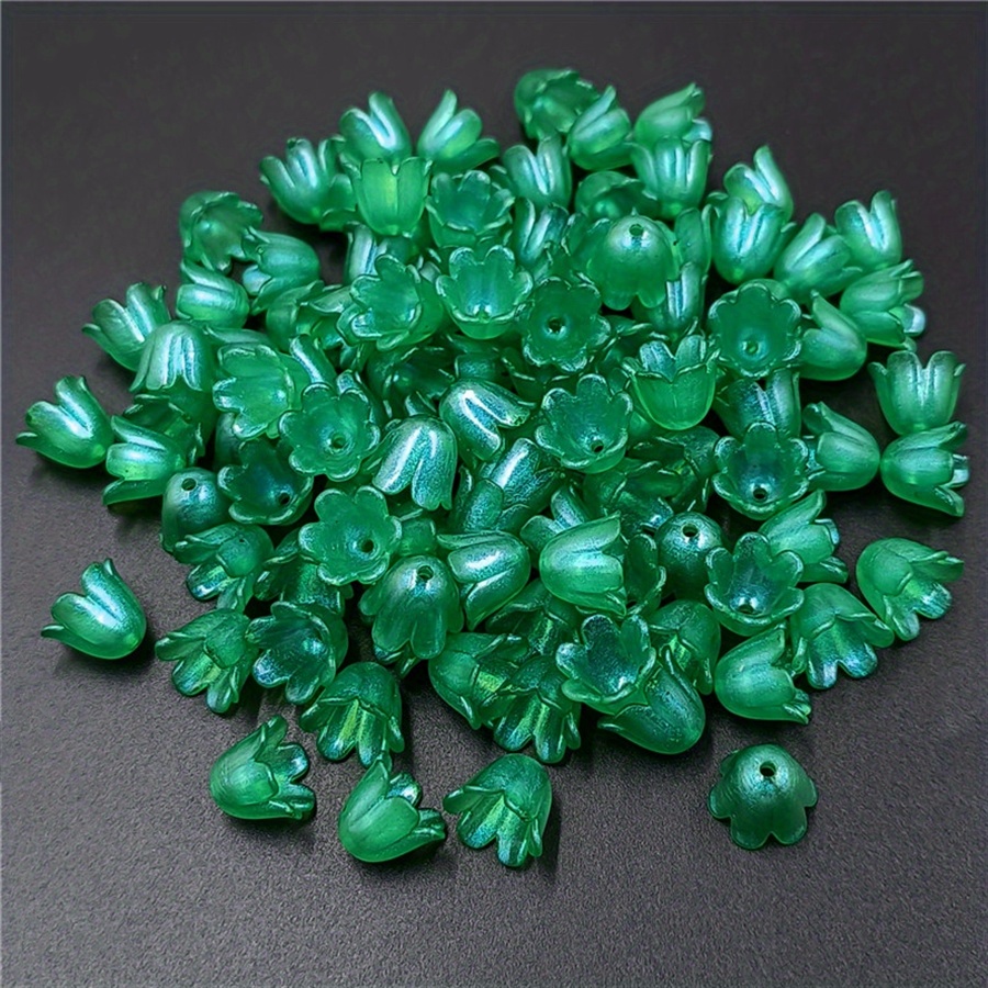 Ab Green Mix Color Leafs For Jewelry Making Diy Accessories - Temu