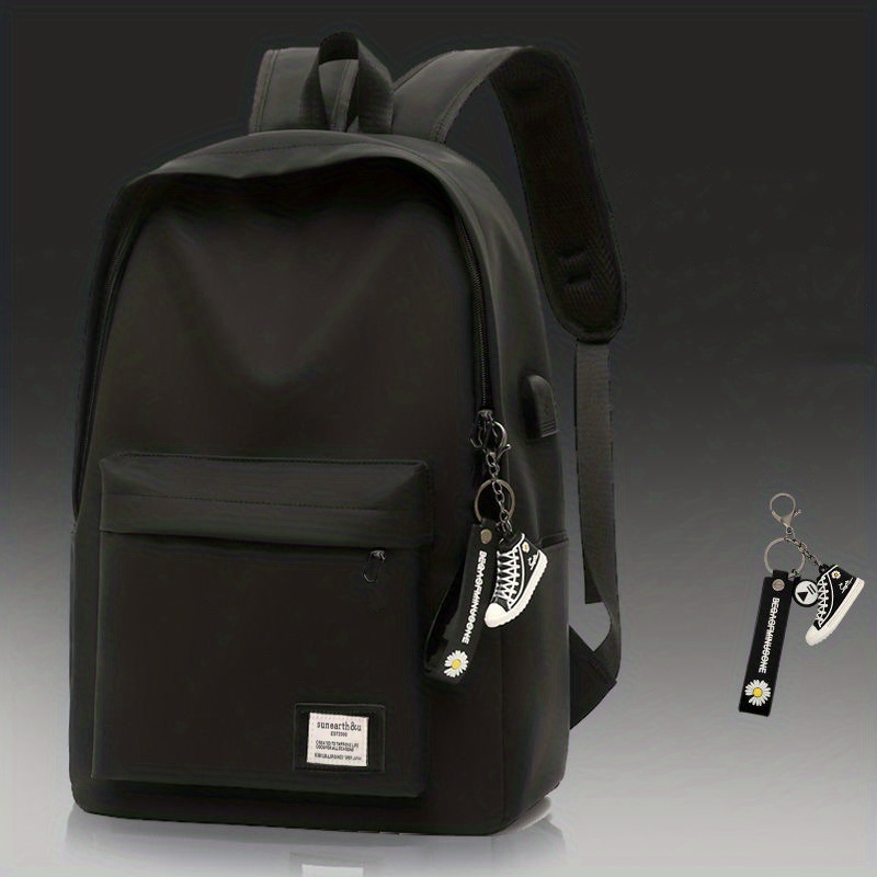 Casual Oxford Backpack Waterproof Simple Student School Bag Large ...