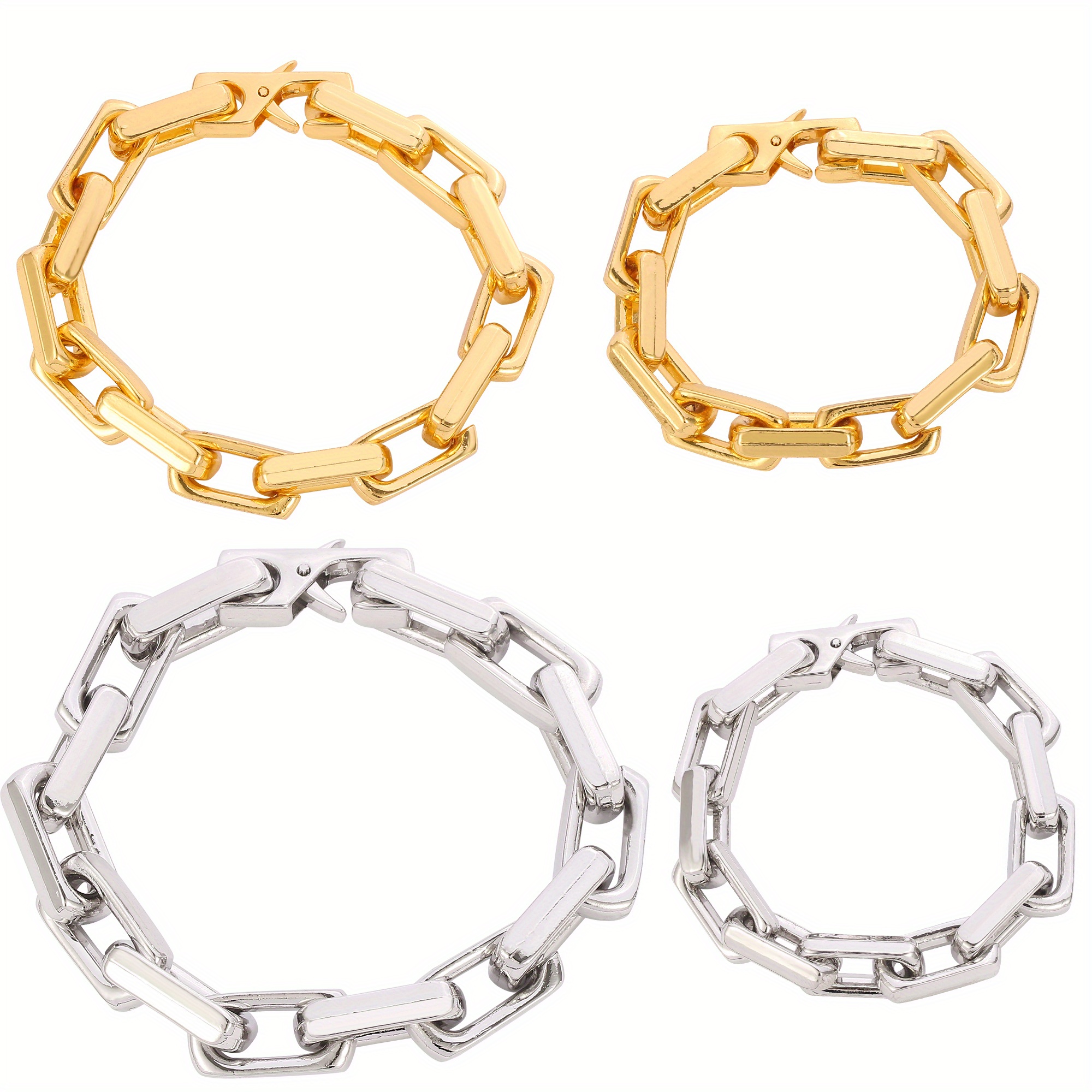 Louis Vuitton, Jewelry, Louis Vuitton Louis Vuitton Monogram Chain  Bracelet M64224 Silver Metal