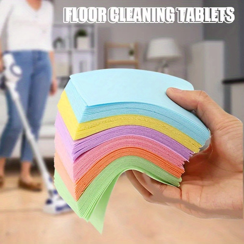 30pcs Floor Cleaner Cleaning Sheet Mopping Floor Wiping Wooden Floor Tiles  Multi-Effect Tile Cleaner Care Toilet Household Clean