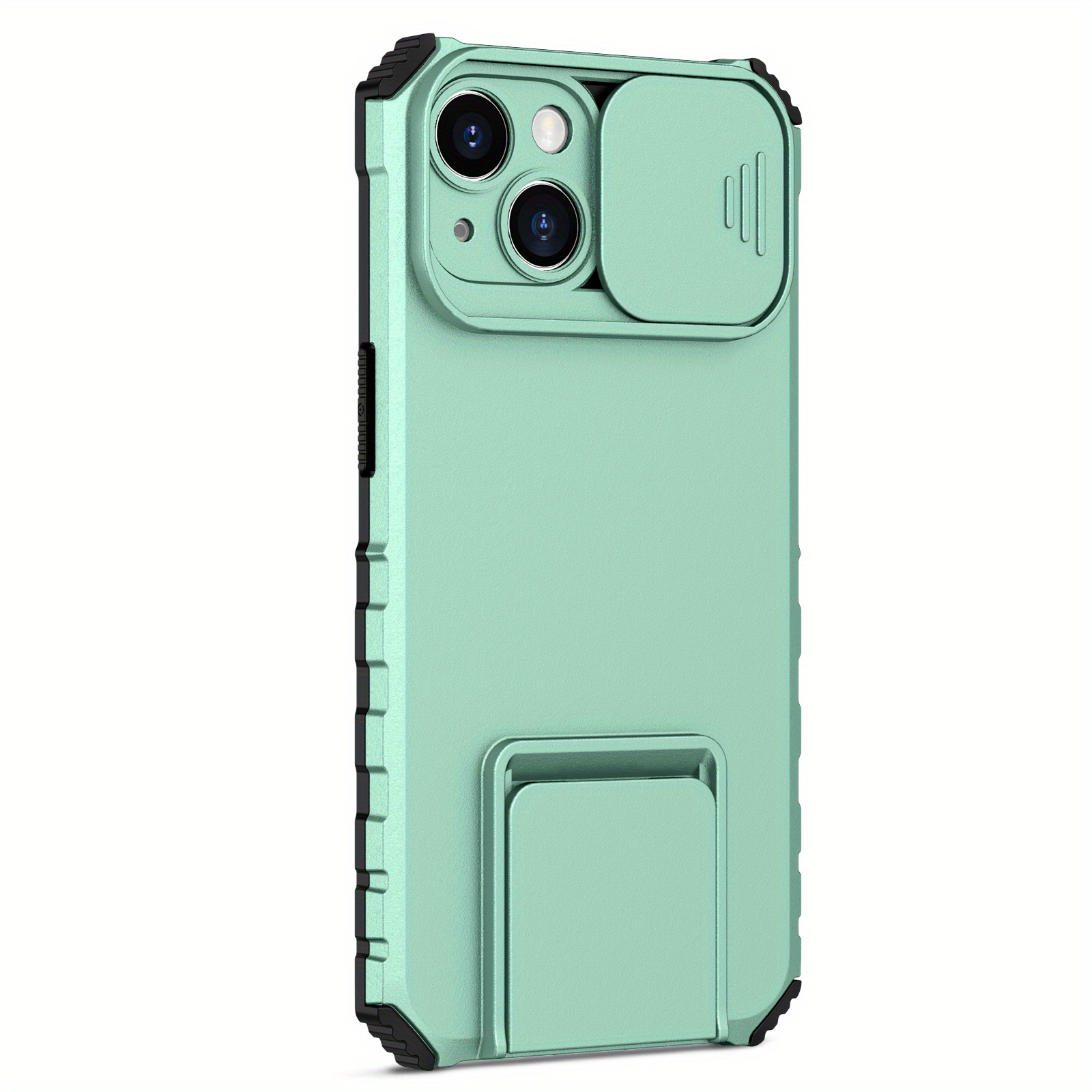 Slide Lens Protection Cover Folding Kickstand Case - Temu