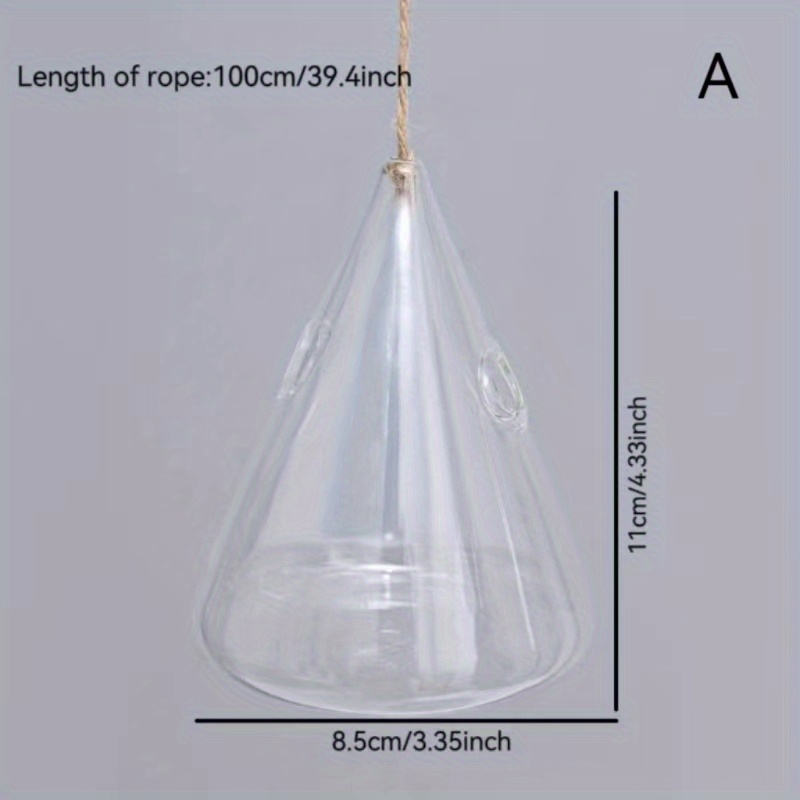 1 Stück Kreatives Geometrisches Design Transparenter Glas - Temu