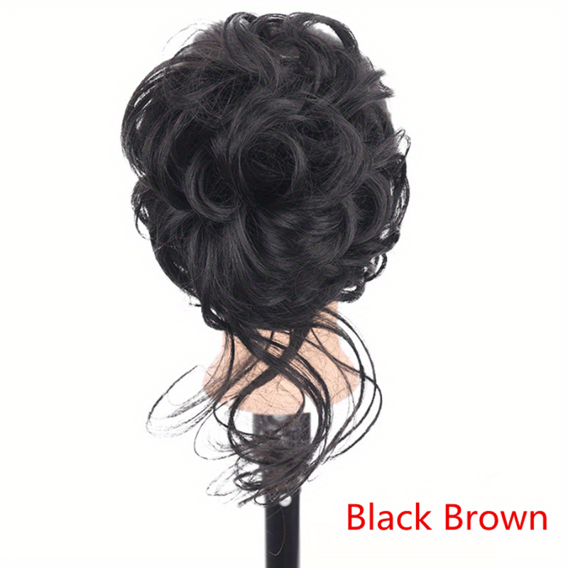 Messy Curly Wavy Hair Extensions with Claw Clip