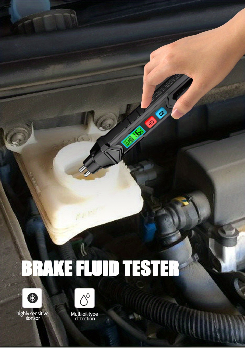 Brake Fluid Tester W/ L.E.D. DOT3/4 /5.1 – JTM AUTO REPAIR