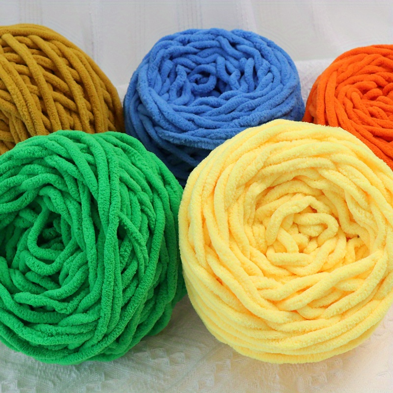 Pantoufles à fil acrylique tissé à la main, pantoufles à crochet à fil  moyen et épais, broderie tridimensionnelle, 100% acrylique, groupe de laine  pour bébé - AliExpress