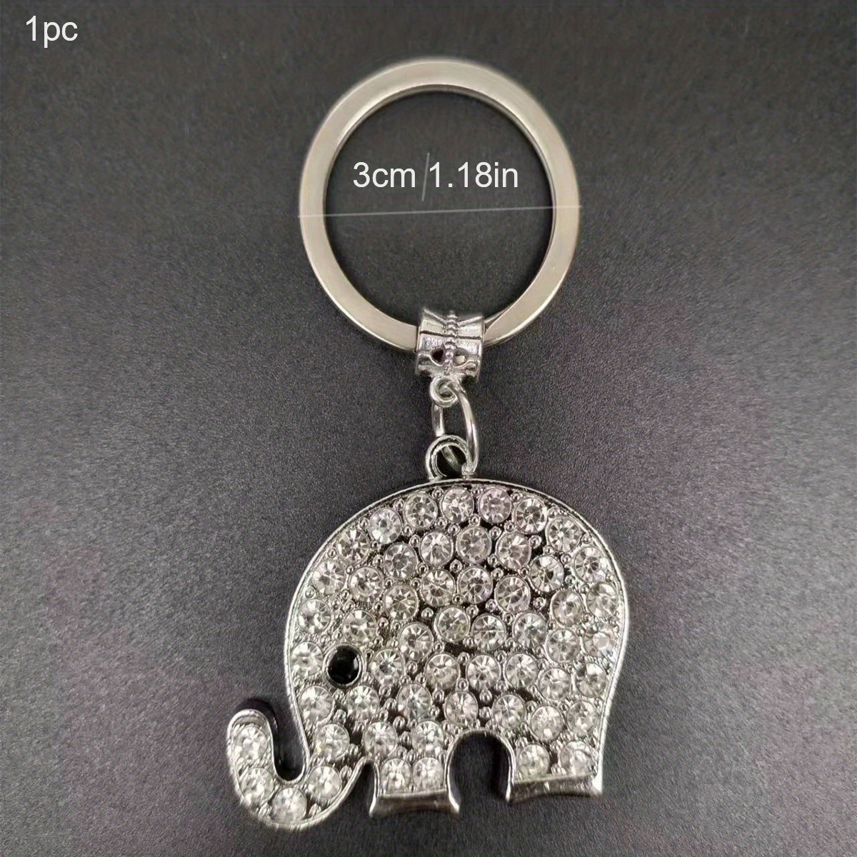 Men's Silver Keychain