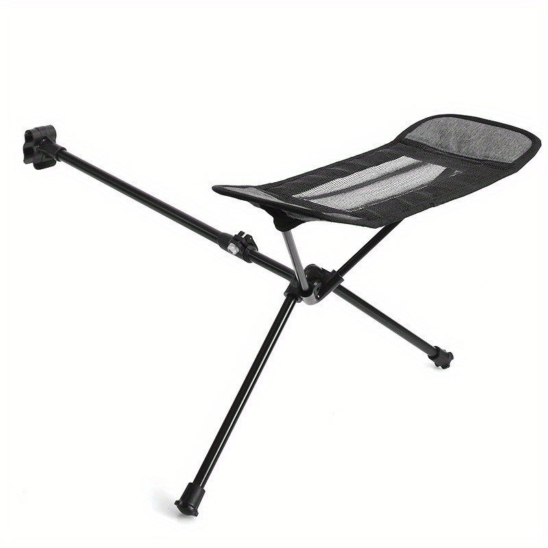 1pc Aluminum Folding Footrest Portable Recliner Lazy Retractable ...