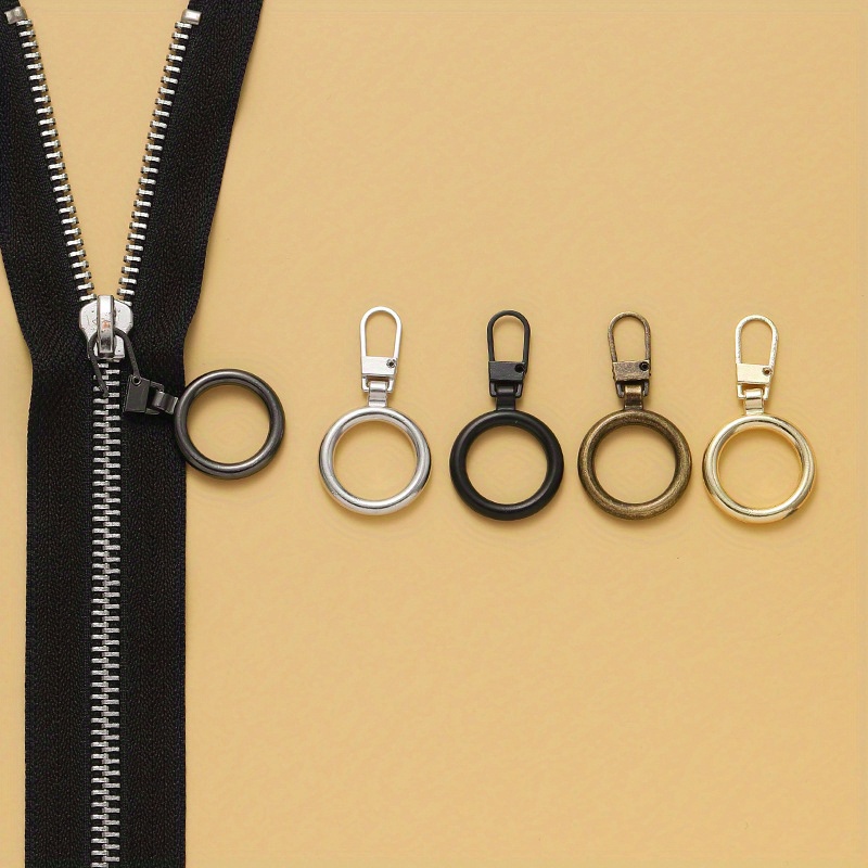 5pcs Metal Detachable Zipper Pull, Replacement Zipper For Bags, Shoes,  Clothes, Perfect For Jeans And Backpacks