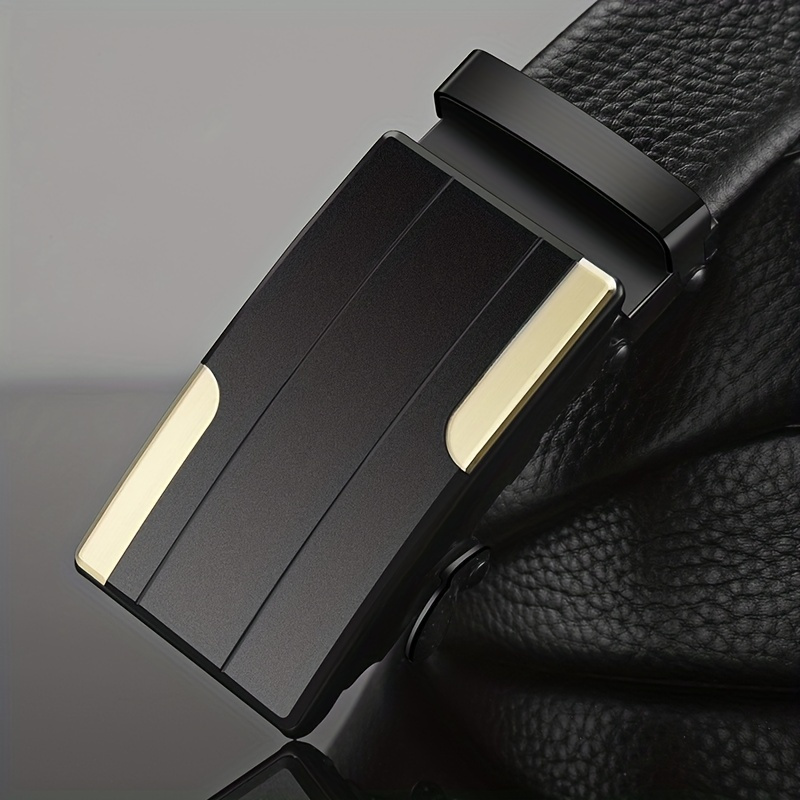 Men's Fashion Trend Turning Good Luck Black Automatic Belt - Temu