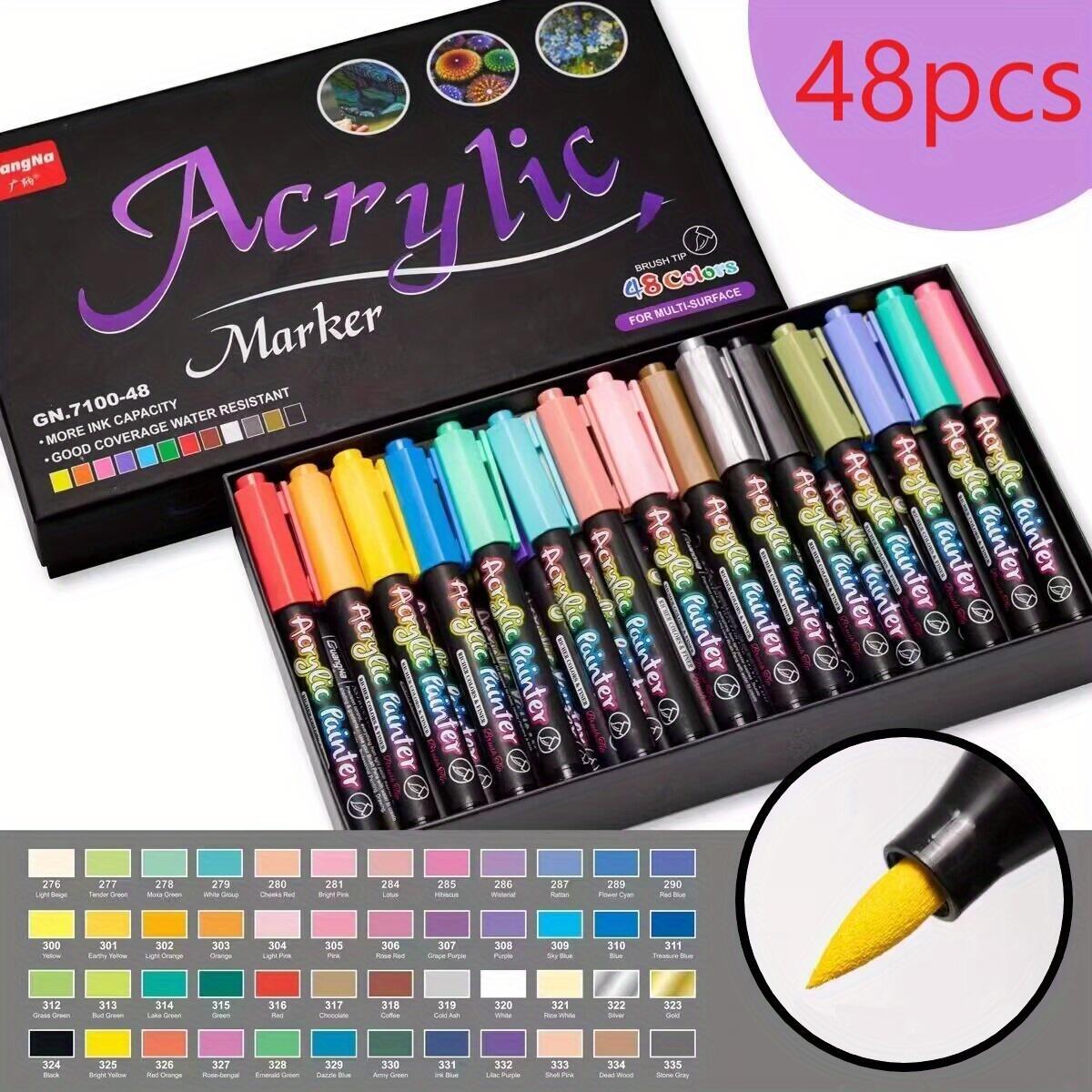 Cheap High-value acrylic marker multi-color 12/24/36 color set