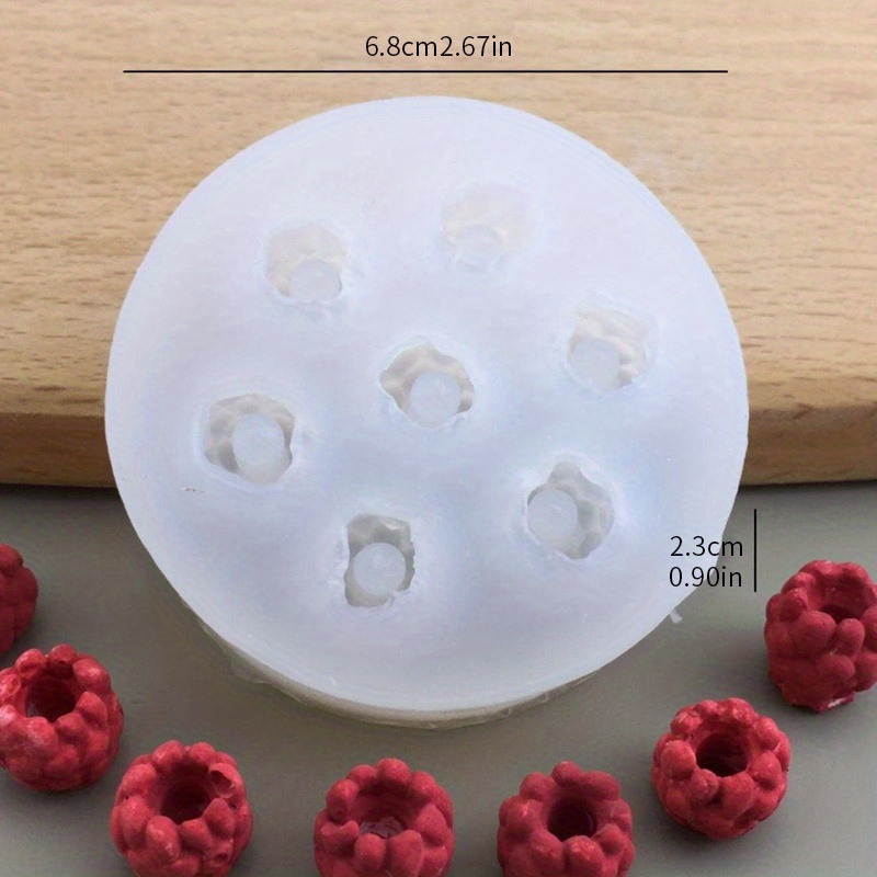 1pc, Fruit Series Blueberry And Raspberry Design, Baking Silicone Mold, Bakeware