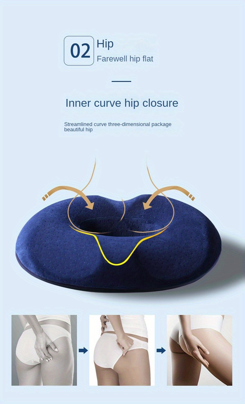 2 Pcs Rond Coccyx Donut Coussin, Siège Coussin Donut, Gonflable