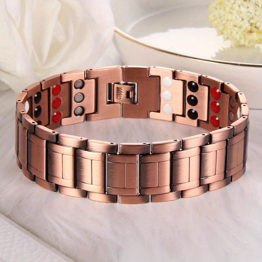 Men's pure sale copper magnetic bracelet