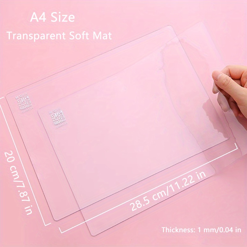 A4 Transparent Soft Mat Student Handmade Diy Cutting Pad - Temu