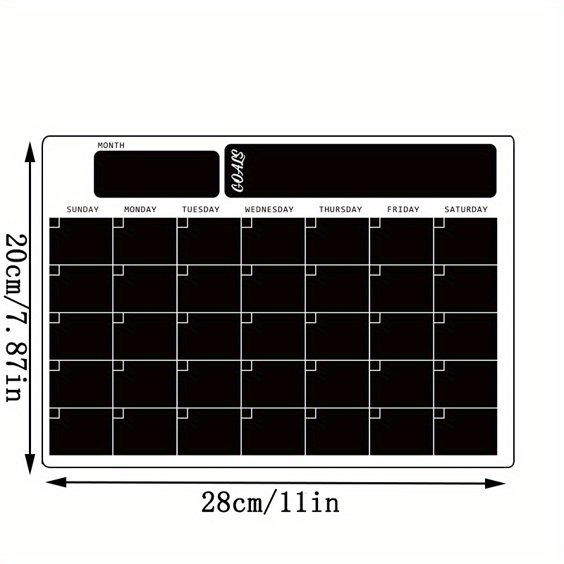 1pc Beau Calendrier Magnétique Frigo Valable Janvier 2024 À - Temu Canada