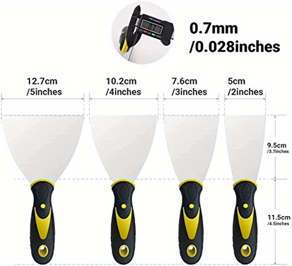 Raspador Espátula Masilla 12 3 4 5 Espátula Masilla - Temu