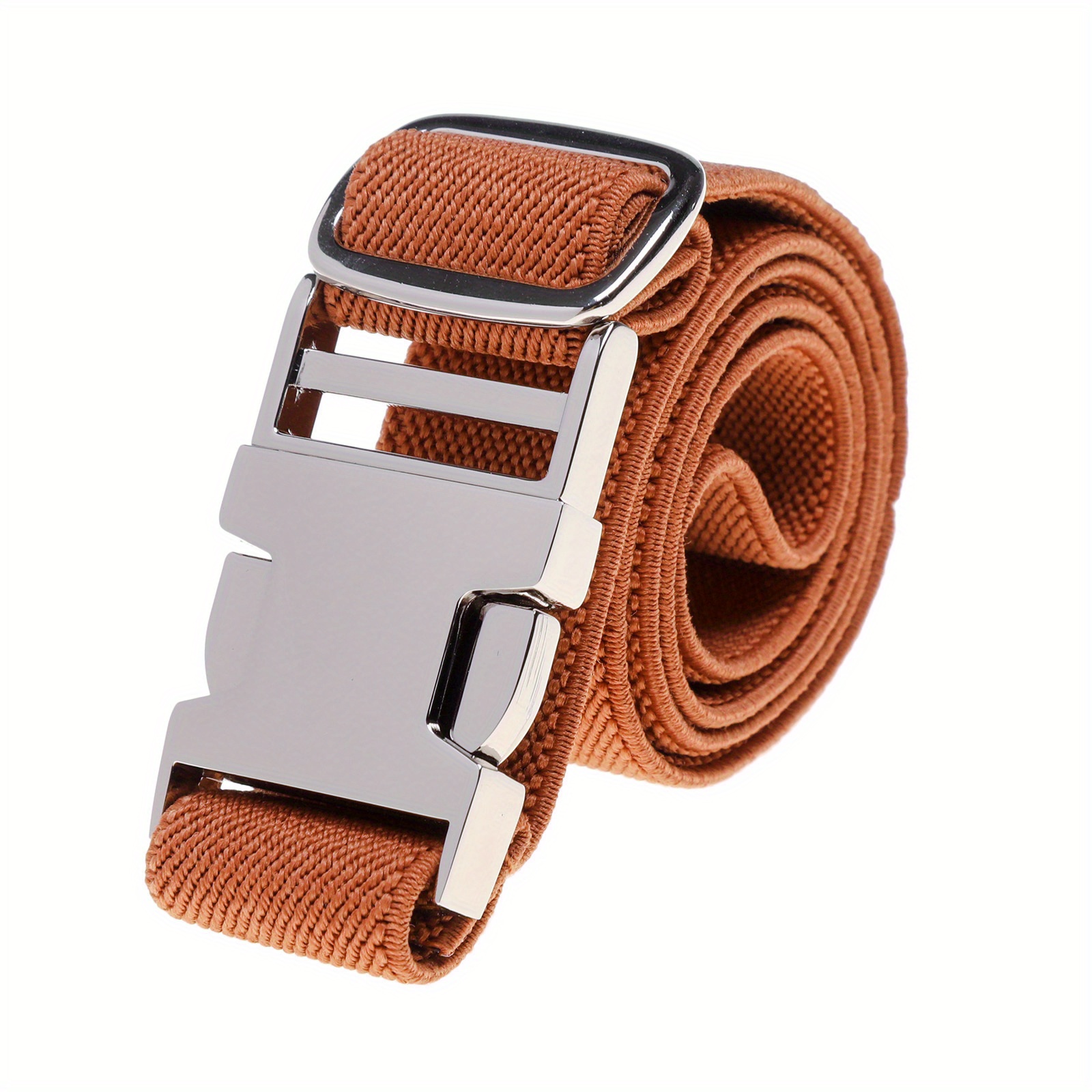 LionVII Elastischer Ratschen-Gürtel Herren - Automatische Schnalle Für 75-125cm Taillenumfang