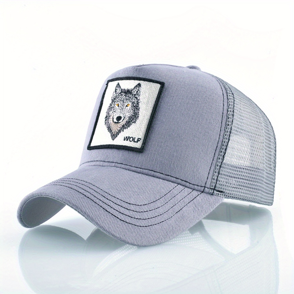 Men Summer Breathable Sports Cap Outdoor Casual Embroidered Animal Baseball Cap For Men Women Hip Hop