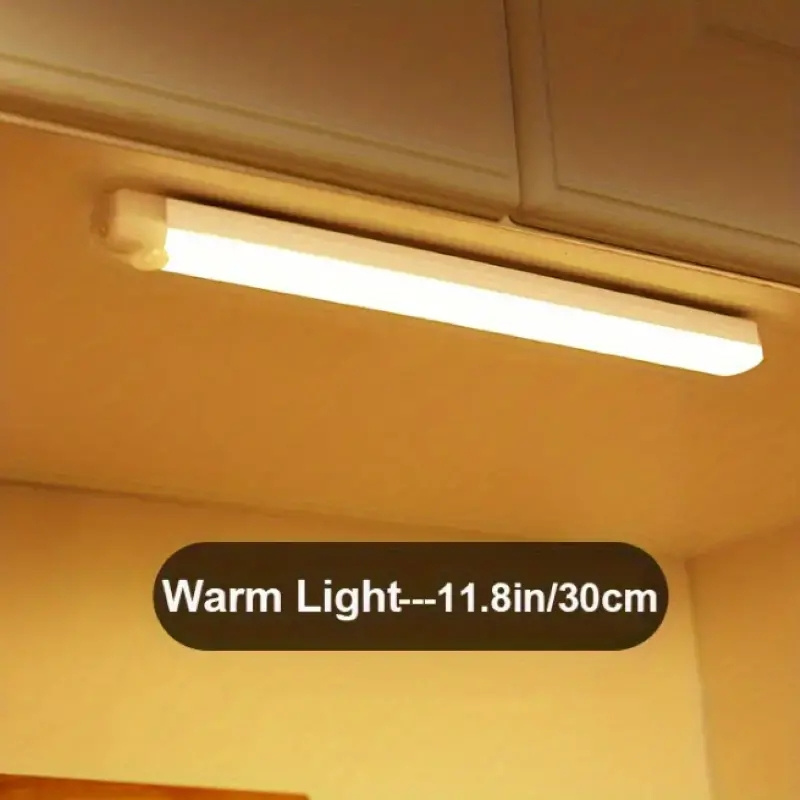 Comprar Luz LED nocturna con Sensor de movimiento para armario, iluminación  USB, lámpara para armario de cocina, luz LED magnética recargable
