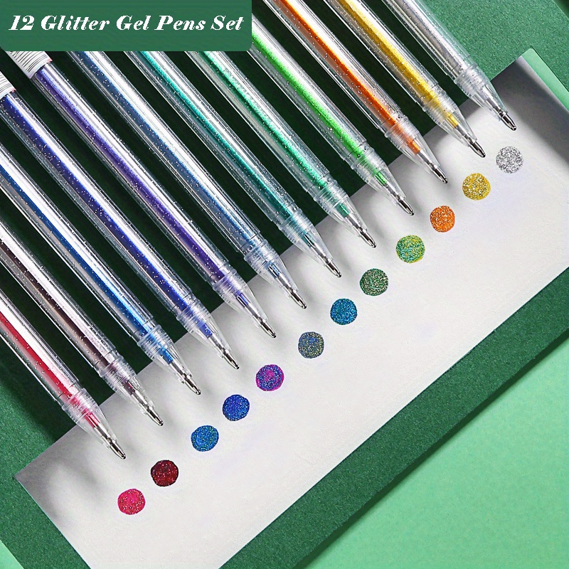 Glitter Pen Colored Gel Glitter Pen Set Glitter Gel Pens For - Temu Germany