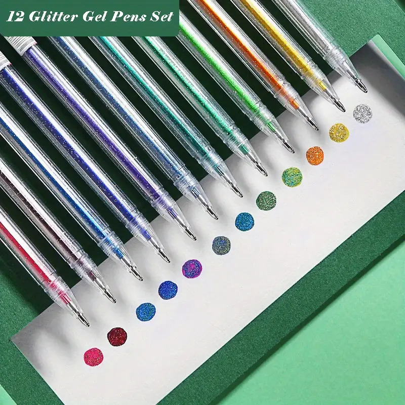 Glitter Gel Pens: Perfect For Coloring Art Journaling And - Temu
