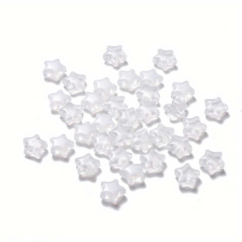 20pcs 8mm Small Star Shape Crystal Lampwork Glass Loose Beads lot for  Jewelry Making DIY Jewelry Findings