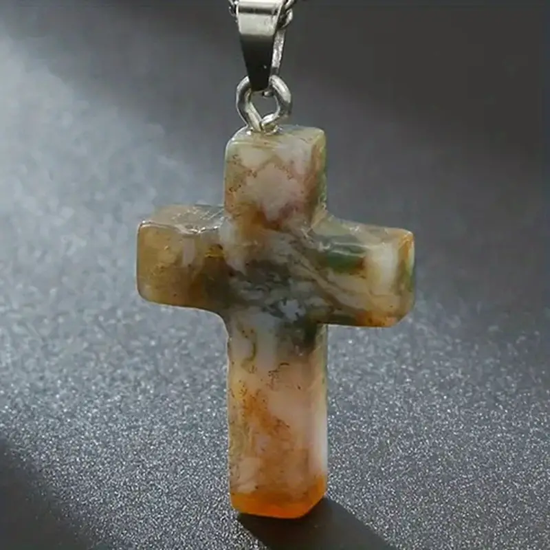Stone Crosses For Jewelry Making - Temu