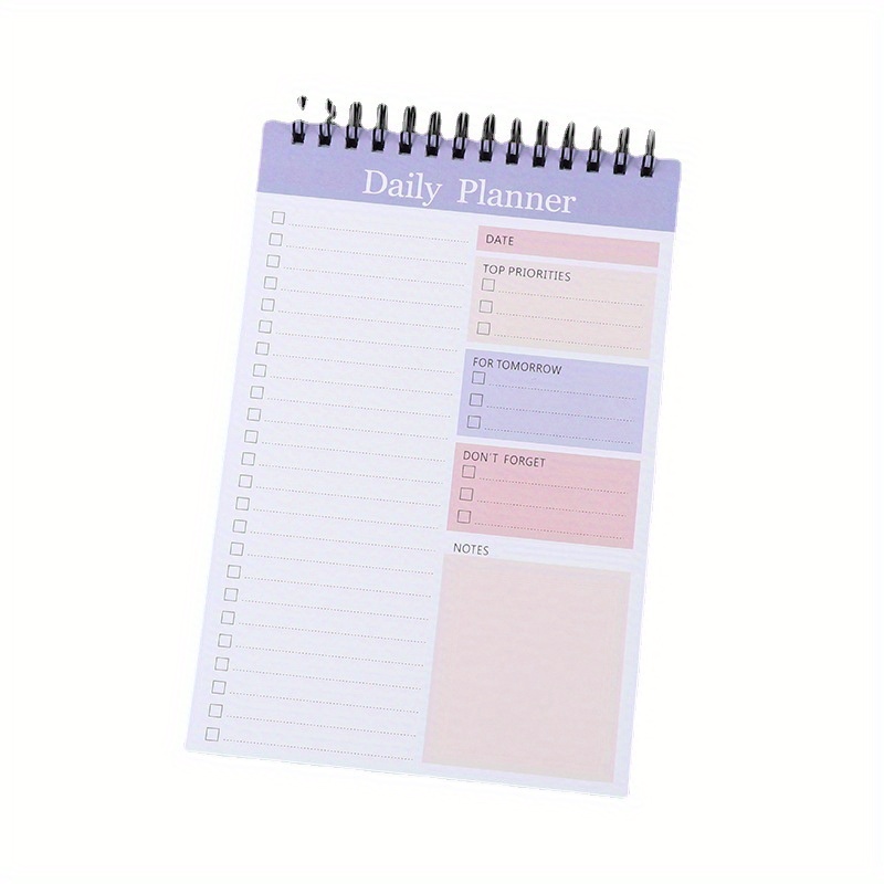 List Notepad Daily Planner Notepad Undated Tear Checklist - Temu