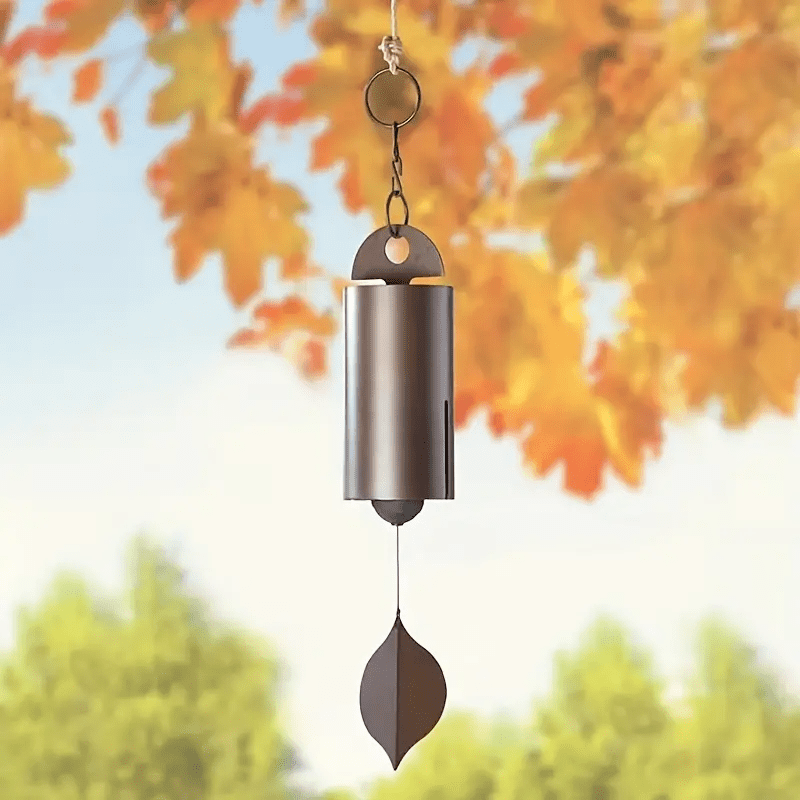 Vintage Metal Tube Wind Chime Retro Deep Resonance Serenity Temu