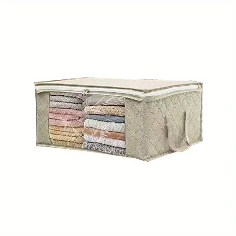Unique Bargains Clothes Blanket Closet Sweater Foldable Storage Box Case Bag  Pouch Holder Organizer : Target