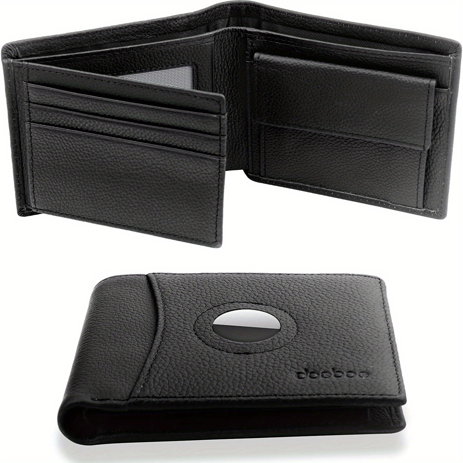 RFID Blocking Trifold Wallet Leather