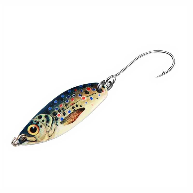 3d Printed Bionic Fishing Lure Sequins Warped Mouth Hook - Temu Canada