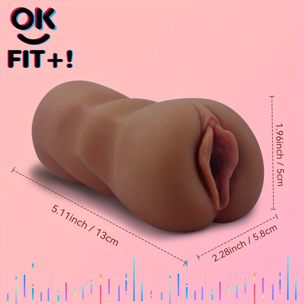 1pc Realistic 3D Textured Tight Vaginal Stroker Male Masturbator Skin Friendly Silicone Adult Sex Toys For Men