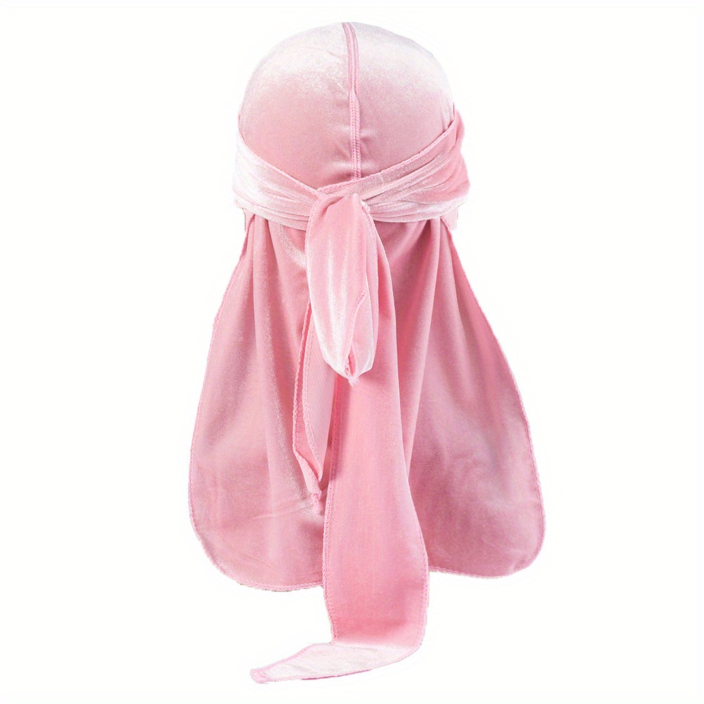 Men's Velvet Durag- Get 360 Waves With Extra Long Tail For Maximum  Comfort!, Ideal Choice For Gifts - Temu