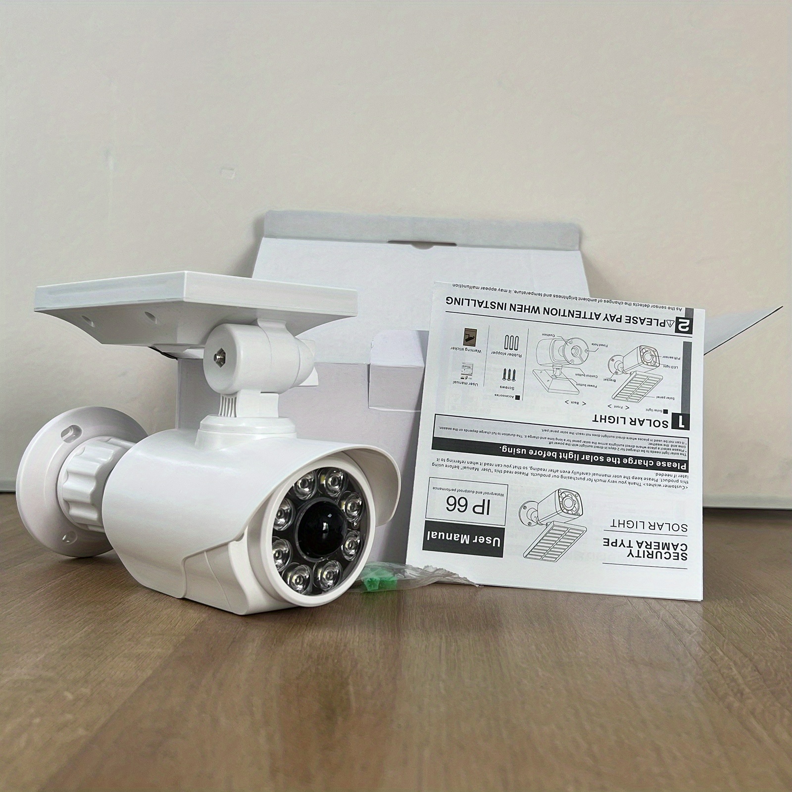 Othmro Cámara de seguridad falsa de plástico para CCTV, sistema de  vigilancia solar para el hogar, al aire libre, interior, protege tus  hogares