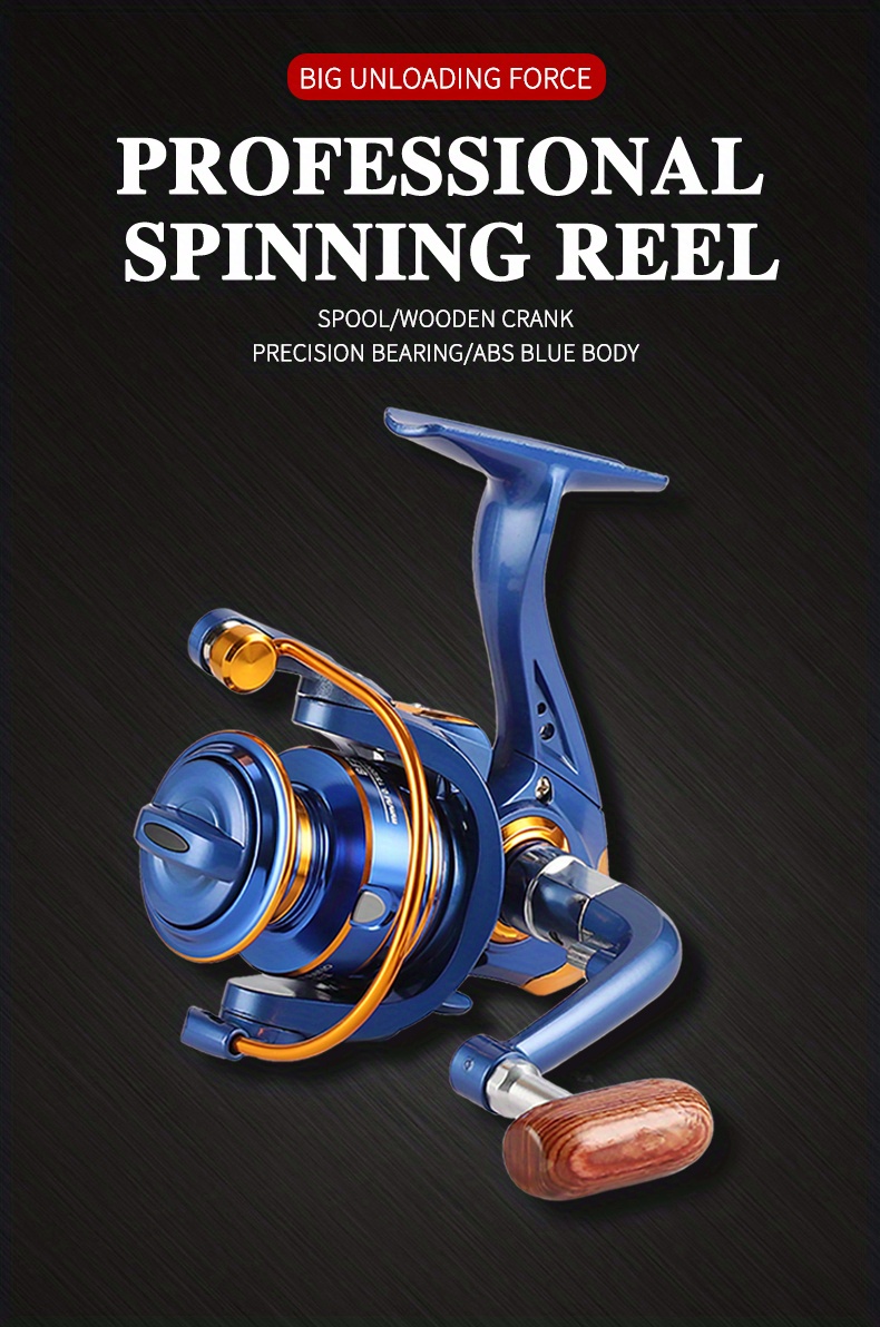 Fishing Reel 5:2:1 Metal Spool Spinning Wheel BF1000-7000 Gear Ratio High  Speed Casting Fishing Reel for Freshwater Saltwater