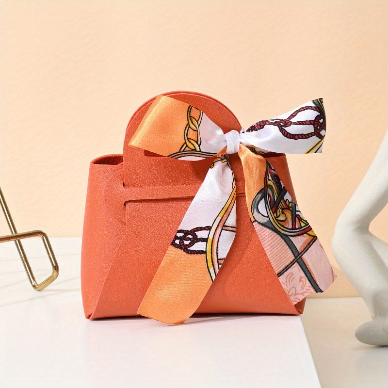 HERMES Gift Bag With Long Ribbon 