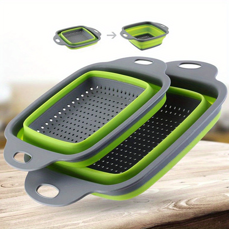 Foldable Fruit Vegetable Washing Basket portable Folding - Temu