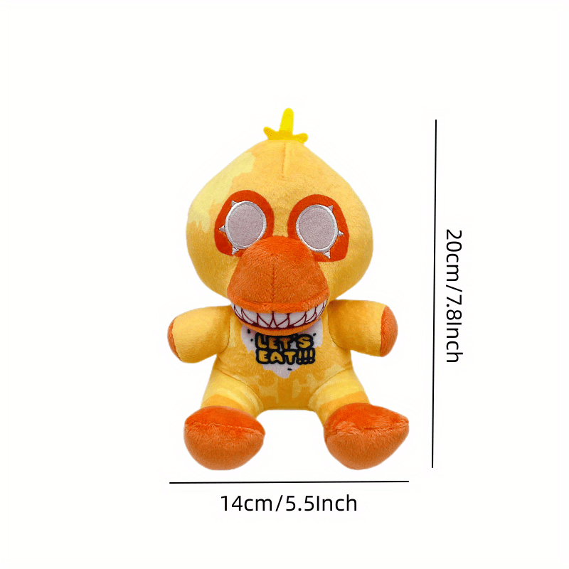 New 6 FNAF Five Nights at Freddy's Nightmare Chica Duck Plush