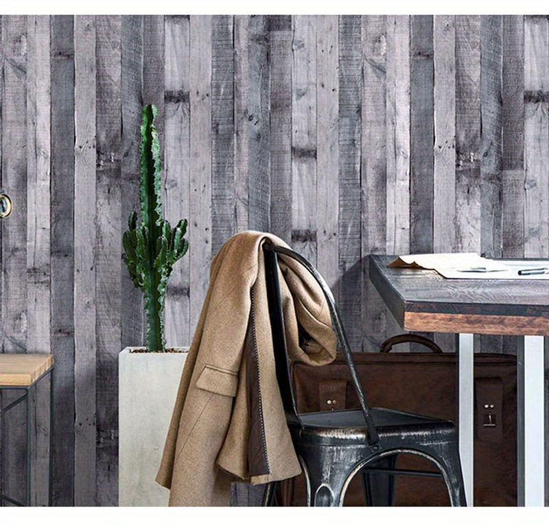 Mate menta fondo pintado pintado look de madera grano papel autoadhesivo  para gabinetes muebles de cocina encimera -  España