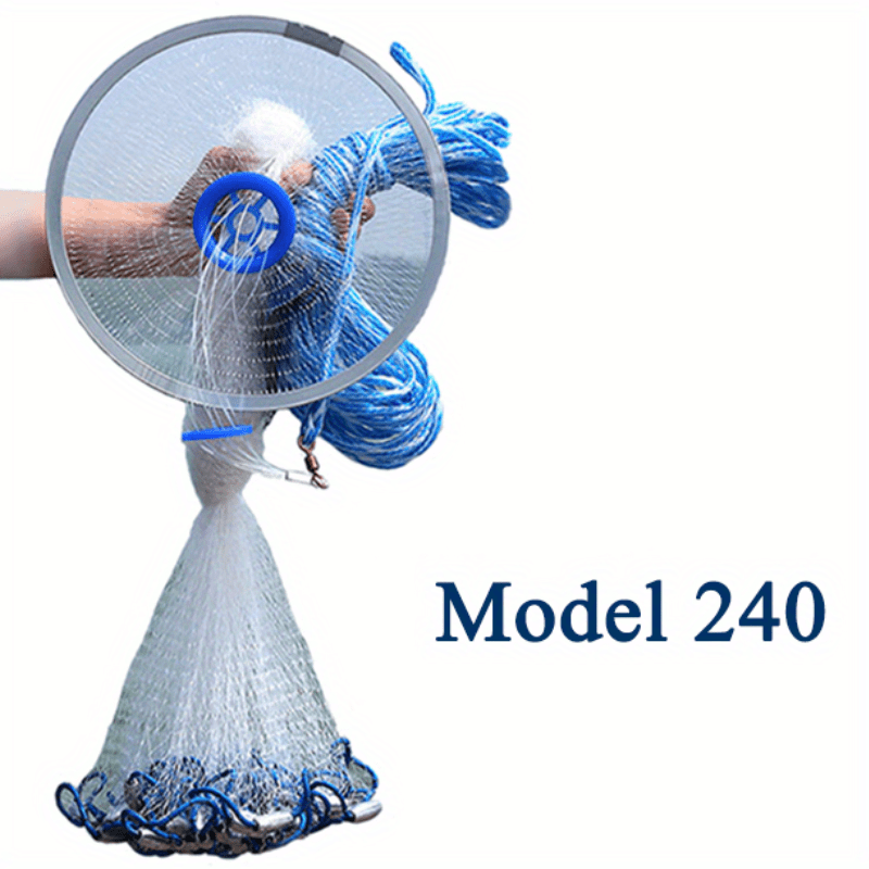 Monofilament Fishing Net Aluminum Ring Style Hand Throw - Temu Canada